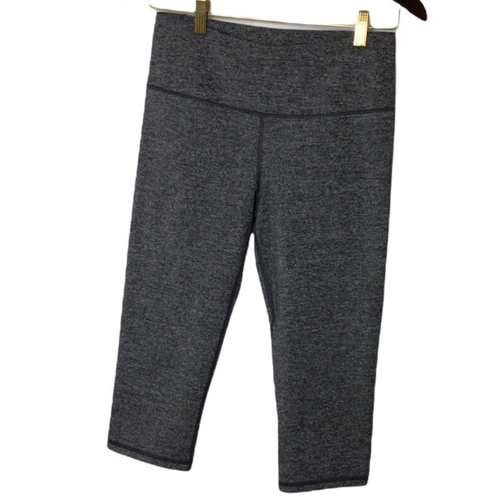 Knockout By Victoria's Secret VSX Sport Gray Crop Pants Sz S Thick Compression